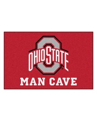 Ohio State Man Cave Starter Rug 19x30 by   