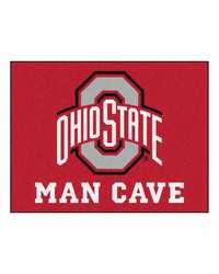 Ohio State Man Cave AllStar Mat 34x45 by   