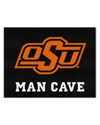 Oklahoma State Man Cave AllStar Mat 34x45 by   