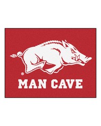 Arkansas Man Cave AllStar Mat 34x45 by   