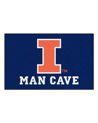 Illinois Man Cave UltiMat Rug 60x96 by   