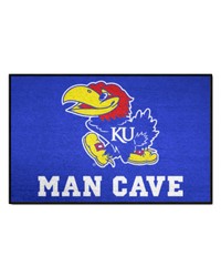 Kansas Jayhawks Starter Mat Man Cave by   