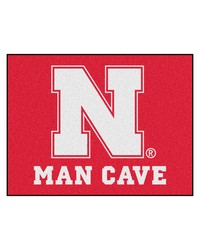 Nebraska Man Cave AllStar Mat 34x45 by   