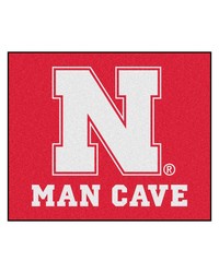 Nebraska Man Cave Tailgater Rug 60x72 by   