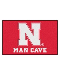 Nebraska Man Cave UltiMat Rug 60x96 by   