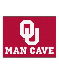Oklahoma Man Cave AllStar Mat 34x45 by   