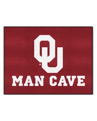 Oklahoma Man Cave AllStar Mat 34x45 by   