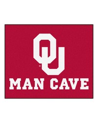 Oklahoma Man Cave Tailgater Rug 60x72 by   