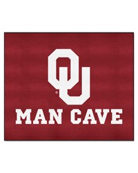 Oklahoma Man Cave Tailgater Rug 60x72 by   