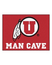 Utah Man Cave AllStar Mat 34x45 by   