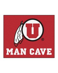 Utah Man Cave Tailgater Rug 60x72 by   