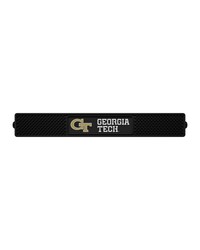 Georgia Tech Yellow Jackets Bar Drink Mat  3.25in. x 24in. Black by   