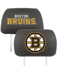 Boston Bruins Head Rest Cover by   