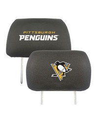 Pittsburgh Penguins Head Rest Cover by   