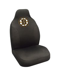 Boston Bruins Embroidered Seat Cover Black by   