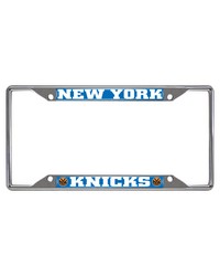 NBA New York Knicks License Plate Frame 6.25x12.25 by   