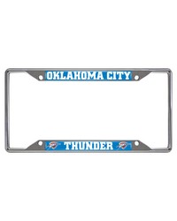 NBA Oklahoma City Thunder License Plate Frame 6.25x12.25 by   