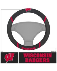 Wisconsin Steering Wheel Cover 15x15 by   