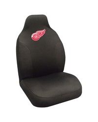 Detroit Red Wings Embroidered Seat Cover Black by   