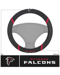 Atlanta Falcons Embroidered Steering Wheel Cover Black by   