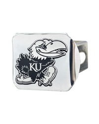 Kansas Jayhawks Hitch Cover Chrome by   
