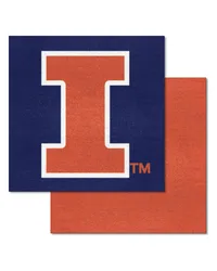Illinois Illini Team Carpet Tiles by   