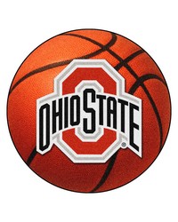 Ohio State Buckeyes Basketball Rug by   