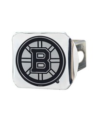 Boston Bruins Chrome Metal Hitch Cover with Chrome Metal 3D Emblem Chrome by   