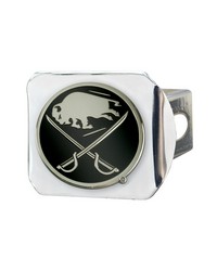 Buffalo Sabres Chrome Metal Hitch Cover with Chrome Metal 3D Emblem Chrome by   