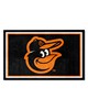 Fan Mats LLC Baltimore Orioles 4x6 Rug Black
