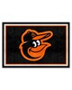 Fan Mats LLC Baltimore Orioles 5x8 Rug Black