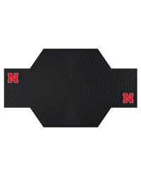Nebraska Cornhuskers Motorcycle Mat by   