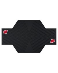 Wisconsin Badgers Motorcycle Mat by   