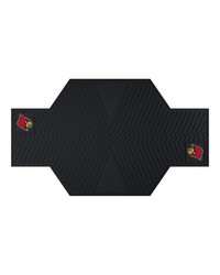 Louisville Cardinals Motorcycle Mat by   