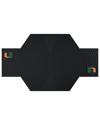 Miami Hurricanes Motorcycle Mat by   