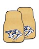 Fan Mats  LLC Nashville Predators 2-pc Carpet Car Mat Set Yellow