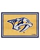 Fan Mats LLC Nashville Predators 5x8 Rug Yellow