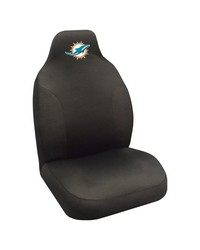 Miami Dolphins Embroidered Seat Cover Black by   