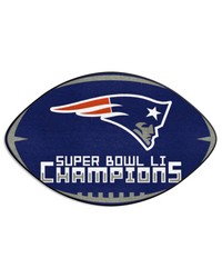 New England Patriots Football Mat by   