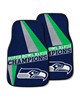 Fan Mats LLC Seattle Seahawks 2-pc Carpet Car Mat Set Navy