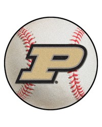 Purdue P Baseball Mat 27 diameter  by   