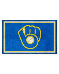 Milwaukee Brewers 4x6 Rug by   