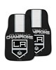 Fan Mats LLC Los Angeles Kings 2-pc Carpet Car Mat Set Black