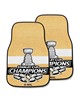 Fan Mats LLC Pittsburgh Penguins 2-pc Carpet Car Mat Set Yellow