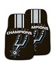 Fan Mats LLC San Antonio Spurs 2-pc Carpet Car Mat Set Black