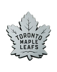 Toronto Maple Leafs 3D Chrome Metal Emblem Chrome by   