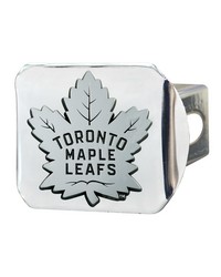 Toronto Maple Leafs Chrome Metal Hitch Cover with Chrome Metal 3D Emblem Chrome by   