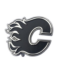 Calgary Flames 3D Chrome Metal Emblem Chrome by   