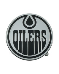 Edmonton Oilers 3D Chrome Metal Emblem Chrome by   