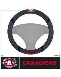 Montreal Canadiens Embroidered Steering Wheel Cover by   